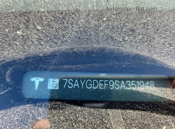 7SAYGDEF9SA351948 2025 TESLA MODEL Gray Engine compartment view
