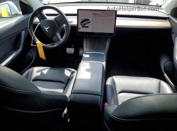 7SAYGDEFXNF312387 2022 TESLA MODEL White წინა პანელის ხედი