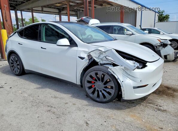 7SAYGDEFXNF312387 2022 TESLA MODEL White წინა მარჯვენა