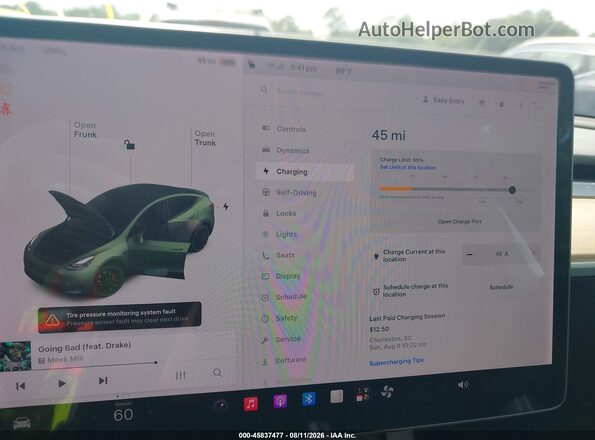 7SAYGDEFXNF380169 2022 TESLA MODEL Y White 