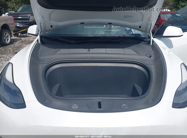 7SAYGDEFXNF380169 2022 TESLA MODEL Y White Rear view