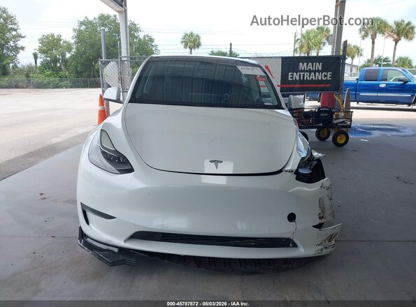 7SAYGDEFXNF550921 2022 TESLA MODEL Y White Vista del salpicadero