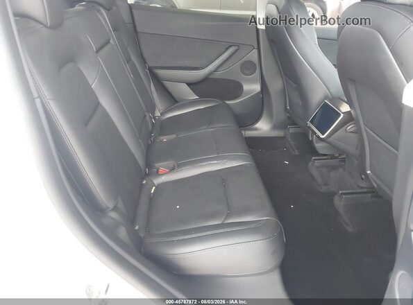 7SAYGDEFXNF550921 2022 TESLA MODEL Y White Vista de la etiqueta del VIN