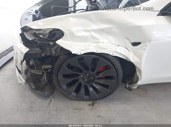 7SAYGDEFXNF550921 2022 TESLA MODEL Y White Vista frontal