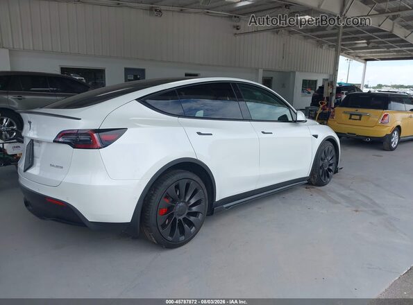 7SAYGDEFXNF550921 2022 TESLA MODEL Y White Trasero derecho