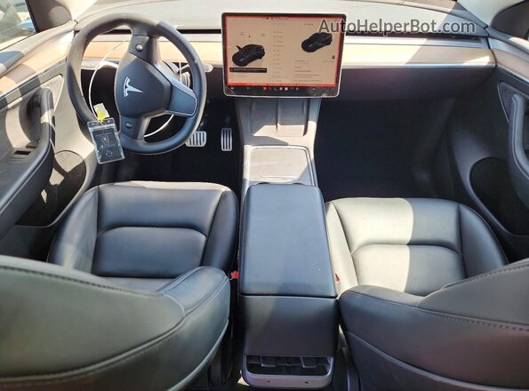 7SAYGDEFXPF839848 2023 TESLA MODEL Black Вид панелі приладів