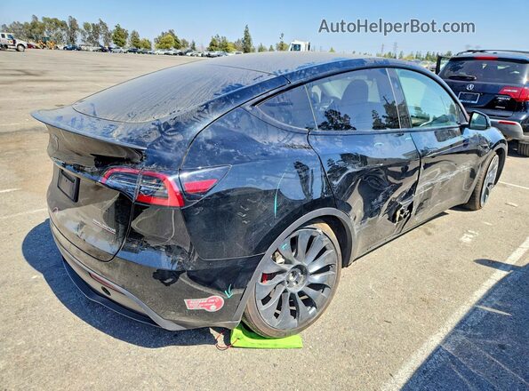 7SAYGDEFXPF839848 2023 TESLA MODEL Black Задня права чверть