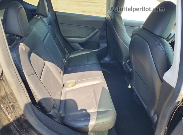 7SAYGDEFXPF839848 2023 TESLA MODEL Black Вид задніх сидінь
