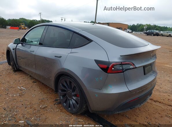 7SAYGDEFXRA303594 2024 TESLA MODEL Y Gray უკანა მარცხენა