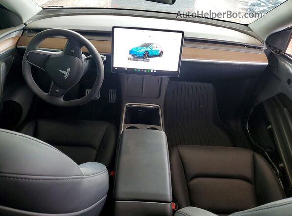 7SAYGDEFXRF170046 2024 TESLA MODEL Gray Dashboard view