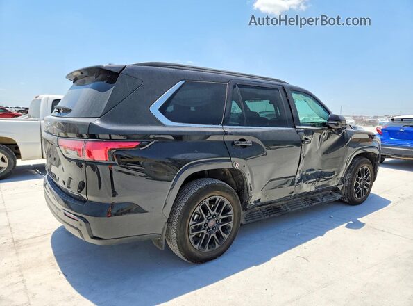 7SVAAAAAXSX004300 2025 TOYOTA SEQUOIA Черный Задняя правая четверть