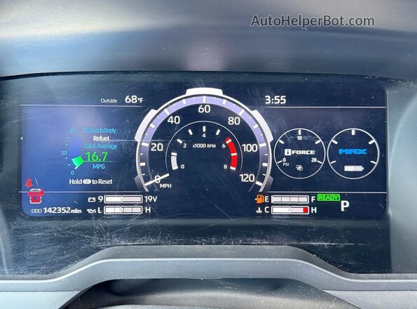 7SVAAABA1PX011240 2023 TOYOTA SEQUOIA Orange Widok deski rozdzielczej