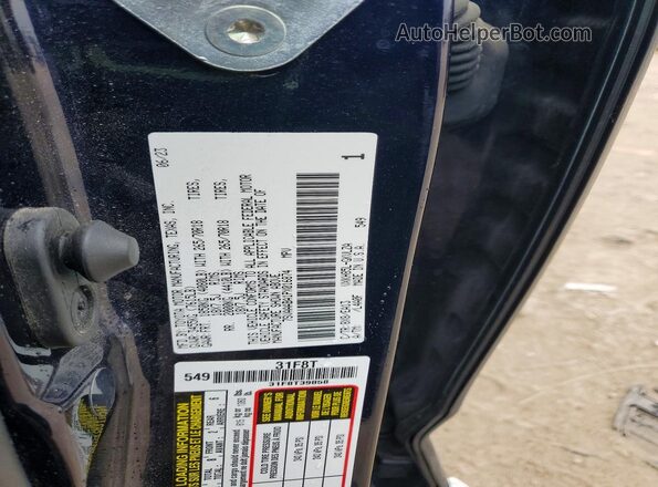 7SVAAABA1PX016874 2023 TOYOTA SEQUOIA Blue VIN კოდის სტიკერის ხედი