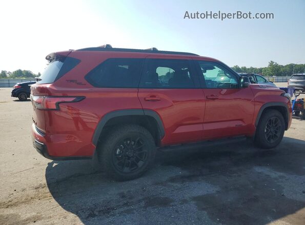 7SVAAABA1RX029854 2024 TOYOTA SEQUOIA Red Հետևի աջ