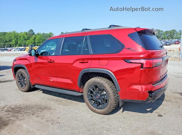 7SVAAABA1RX029854 2024 TOYOTA SEQUOIA Red Հետևի ձախ
