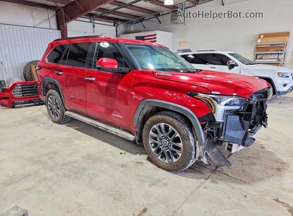7SVAAABA2PX006807 2023 TOYOTA SEQUOIA Red Przód prawy