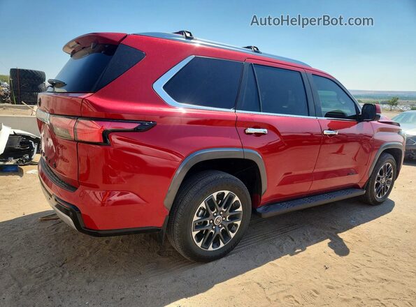 7SVAAABA2RX047215 2024 TOYOTA SEQUOIA Red Trasero derecho