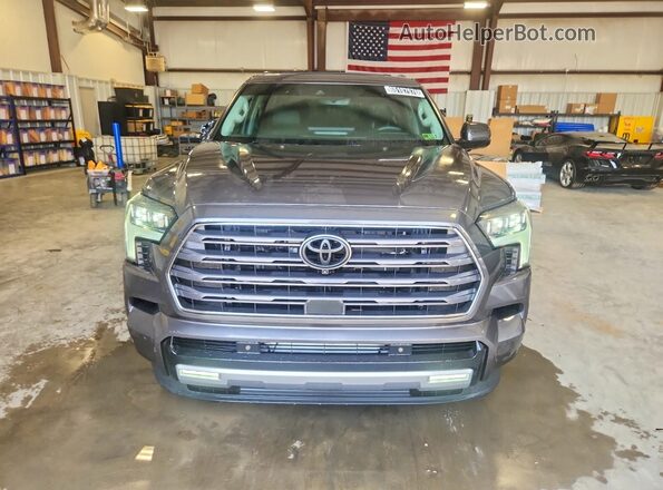 7SVAAABA3RX044324 2024 TOYOTA SEQUOIA Charcoal Դիմացի տեսք