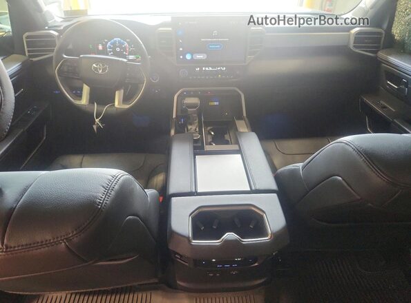 7SVAAABA3RX044324 2024 TOYOTA SEQUOIA Charcoal Առջևի վահանակի տեսք