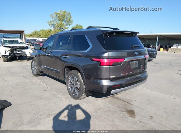 7SVAAABA3RX047076 2024 TOYOTA SEQUOIA Серый Задняя левая четверть