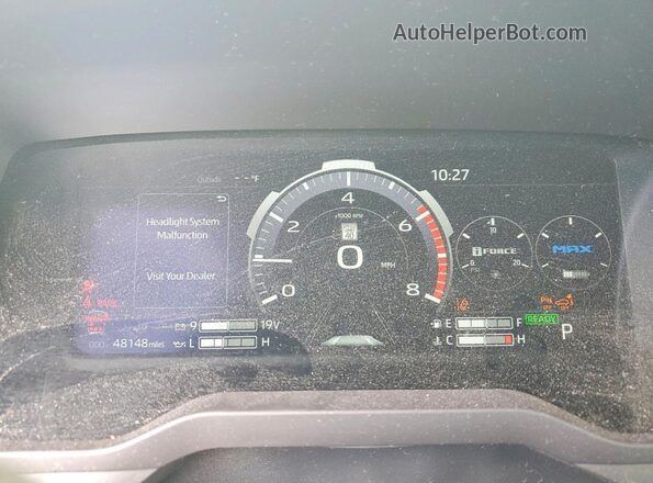 7SVAAABA4PX004508 2023 TOYOTA SEQUOIA Orange Widok zestawu wskaźników