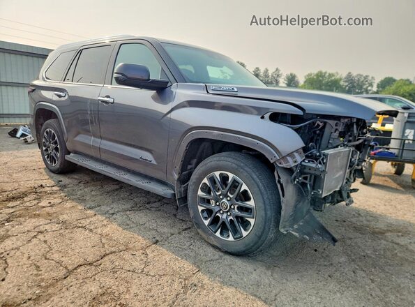 7SVAAABA6RX021815 2024 TOYOTA SEQUOIA Gray Առջևի աջ
