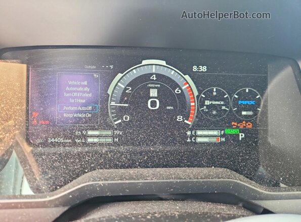 7SVAAABA6RX021815 2024 TOYOTA SEQUOIA Gray Սարքավորումների վահանակի տեսք