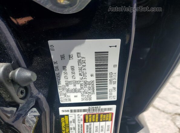 7SVAAABA6RX043961 2024 TOYOTA SEQUOIA Blue Widok naklejki z numerem VIN