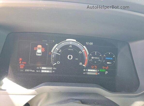 7SVAAABA7TX078435 2026 TOYOTA SEQUOIA Silver Widok zestawu wskaźników