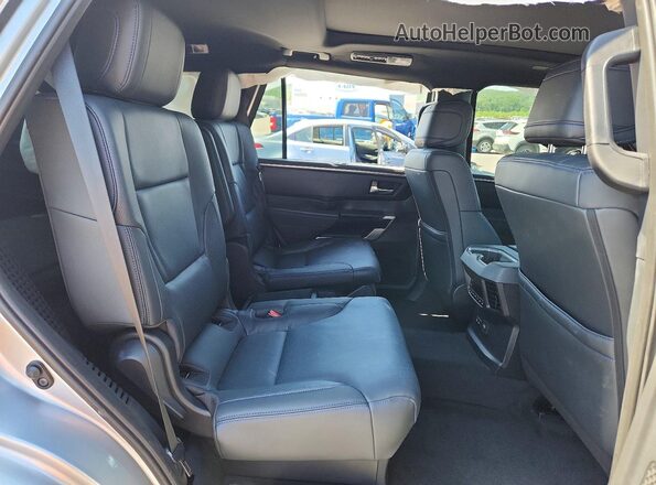 7SVAAABA9SX054507 2025 TOYOTA SEQUOIA Silver Rear seats view