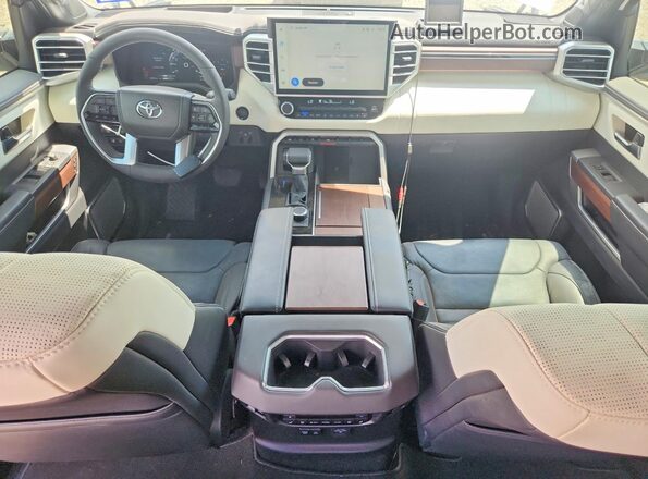 7SVAAABAXSX070148 2025 TOYOTA SEQUOIA White Dashboard view