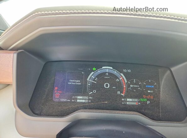 7SVAAABAXSX070148 2025 TOYOTA SEQUOIA White Instrument cluster view