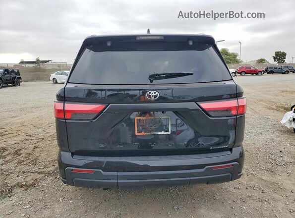 7SVAAABAXSX071736 2025 TOYOTA SEQUOIA Black Rear view