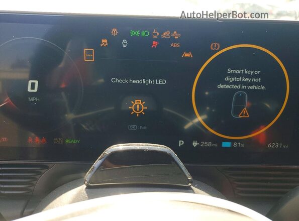 7YAKN4DA0SY032075 2025 HYUNDAI IONIQ Blue Vista del cuadro de instrumentos