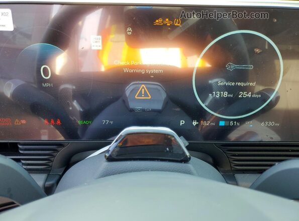 7YAKN4DA2SY023488 2025 HYUNDAI IONIQ Black Instrument cluster view