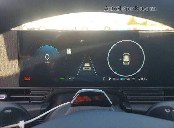 7YAKN4DA9TY048793 2026 HYUNDAI IONIQ Blue Widok zestawu wskaźników