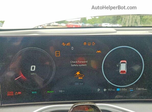7YAMWFS53TY000598 2026 HYUNDAI IONIQ Gray Vista del cuadro de instrumentos