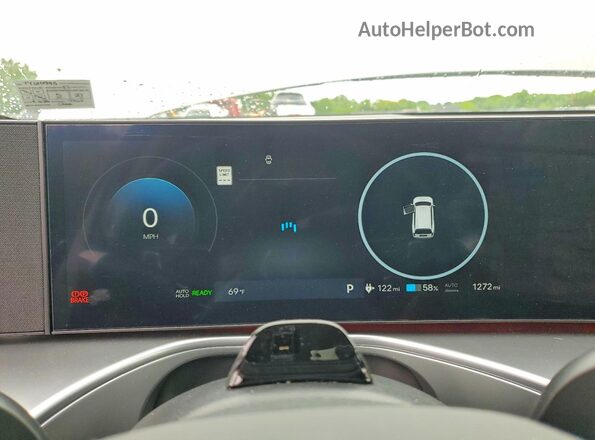 7YAMYFS55TY010995 2026 HYUNDAI IONIQ Gray Instrument cluster view