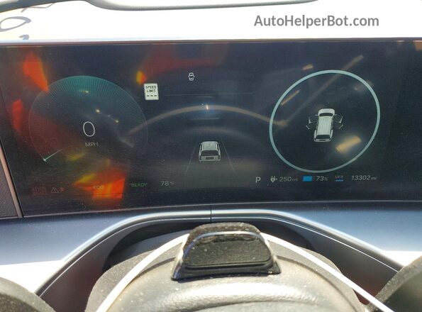 7YAMYFS58TY003880 2026 HYUNDAI IONIQ White Instrument cluster view