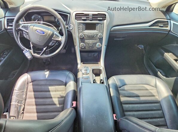 3FA6P0H7XHR331631 2017 FORD FUSION Silver Instrument cluster view