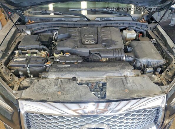 JN8AZ2NE7K9227070 2019 INFINITI QX80 Black VIN կոդի պիտակի տեսք