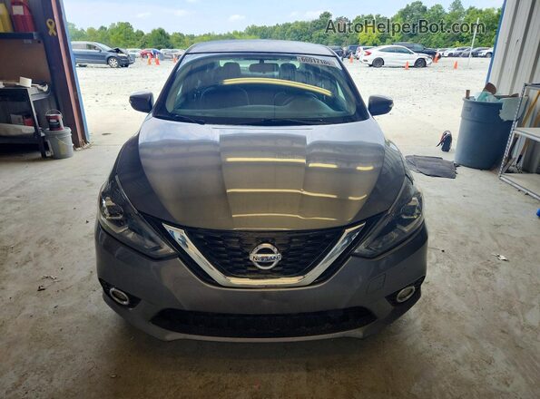 3N1AB7AP6KY315982 2019 NISSAN SENTRA Серый Вид сзади