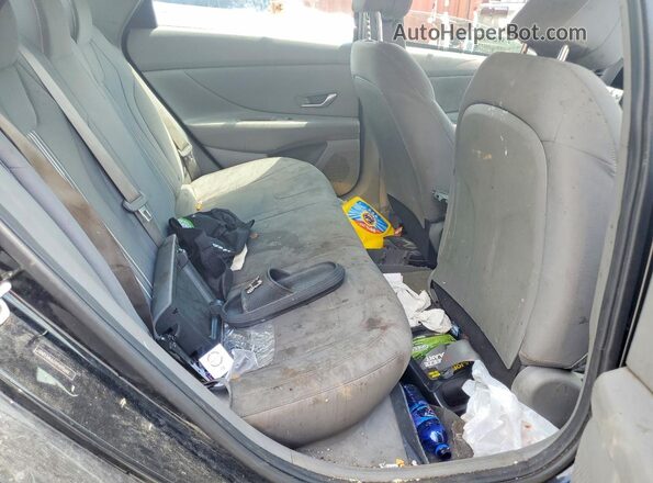 5NPLM4AG9PH095644 2023 HYUNDAI ELANTRA Черный Вид задней части салона