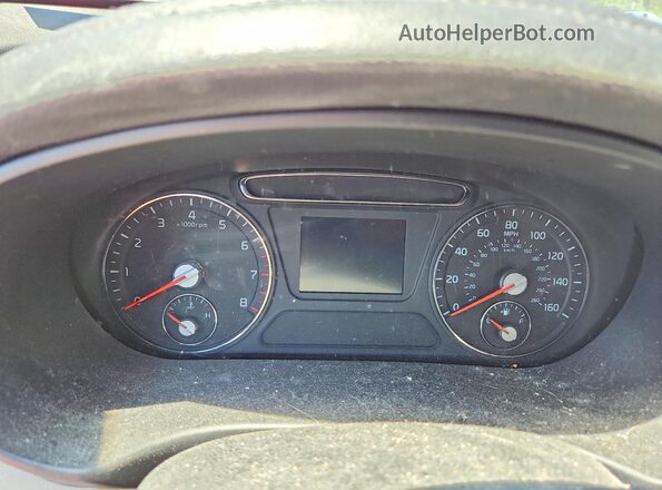 5XYPGDA53GG109682 2016 KIA SORENTO Red Widok tylnych siedzeń