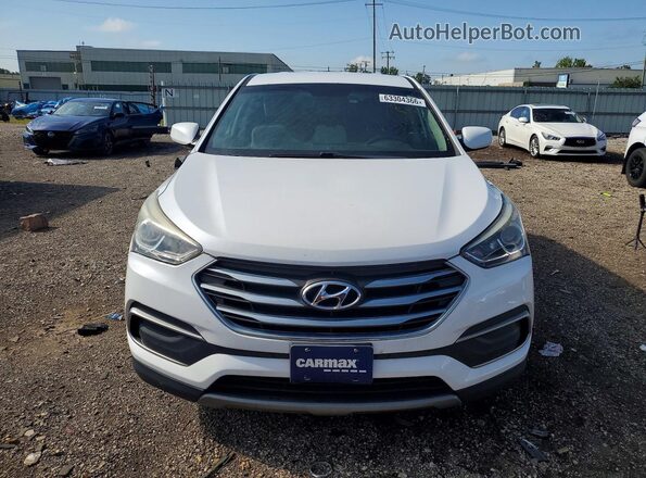 5NMZT3LB7JH061747 2018 HYUNDAI SANTA White Հետևի տեսք