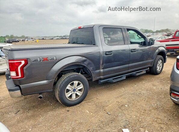 1FTEW1EF4HFA12488 2017 FORD F150 Black Передня права чверть