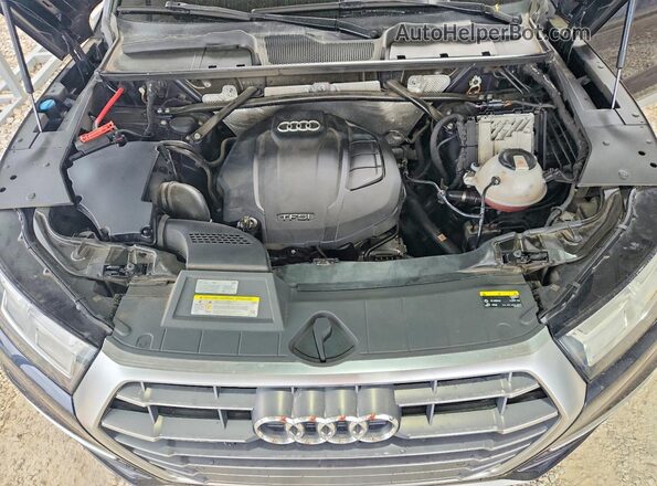WA1BNAFY7J2178694 2018 AUDI Q5 Blue VIN sticker view