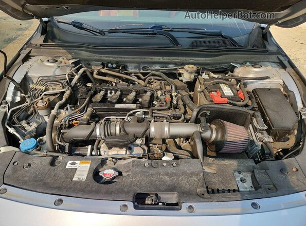 1HGCV1F30JA042820 2018 HONDA ACCORD Gray Շարժիչի բաժամունքի տեսք