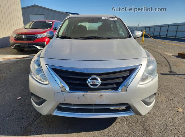 3N1CN7AP8HK452370 2017 NISSAN VERSA Silver Հետևի տեսք