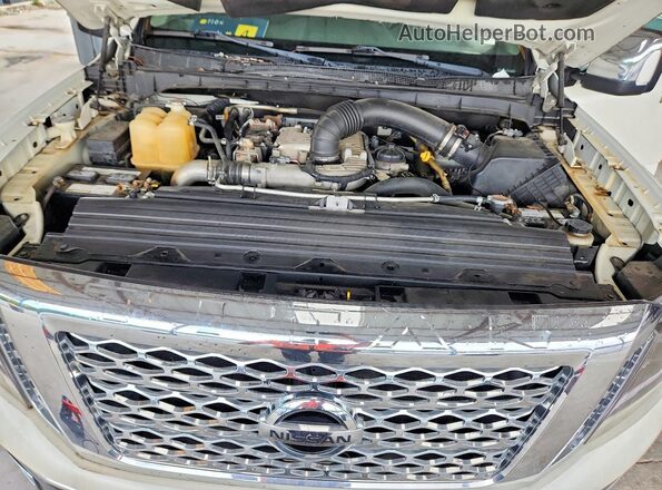 1N6BA1F42JN524189 2018 NISSAN TITAN White Շարժիչի բաժամունքի տեսք